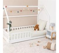 Lit cabane enfant Bosco blanc 90x190cm - Atmosphera Créateur d'intérieur