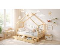 Lit cabane Bambino : Sans matelas
