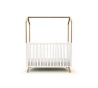 - Lit cabane bébé évolutif en bois KASA 60 x 120 cm