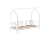 Lit cabane CABANE blanc 90x200 - Style tipi