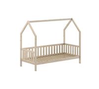 Lit cabane cabane naturel 90x200 - style tipi