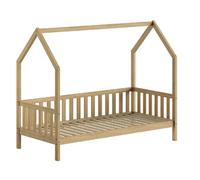 Vipack Cadre de lit Home 90x200 cm avec grille Chêne massif
