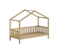 Lit Cabane Dallas Chêne Naturel 90x200