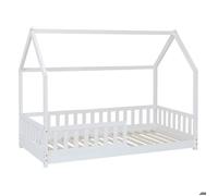 Lit cabane enfant Bosco blanc 90x190cm - Atmosphera Créateur d'intérieur