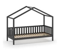 MES Lit cabane 90x200 cm - Anthracite