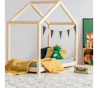 Lit cabane enfant rm pin massif, couchage 120x190 cm