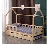 Happy Garden Lit cabane gigogne MARCEAU pour enfant 190x90 cm en bois