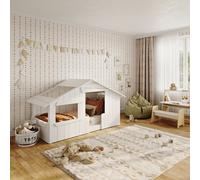 Lit cabane Montessori coloris au choix (90 x 190 cm)