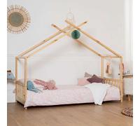 Lit cabane pour enfant 190x90cm en bois GASPARD