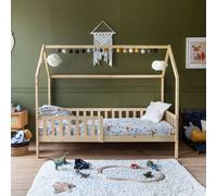 Lit cabane pour enfant 190x90cm en bois MARCEAU