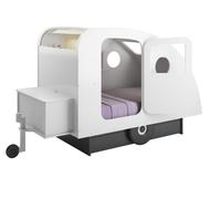 Lit caravane enfant 90 x 190 cm