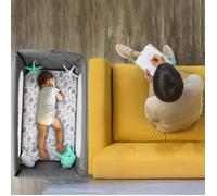 Lit Cododo Bébé Multifonction - Gris - 0-36 Mois - Cadre en Aluminium