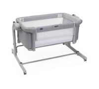 Chicco Berceau cododo Next2Me Magic Evo - 11 niveaux, balançoire, matelas et sac voyage - Gris clair