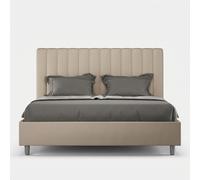 Lit coffre 160x190 simili cuir design moderne Agueda M