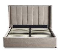 Lit Adulte Sommier Relevable Fady 160x200cm Taupe