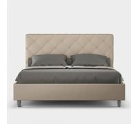 Lit coffre 160x200 sommier design moderne Priya M1