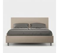 Lit coffre 160x200 système de levage sommier simili cuir moderne Adele M1