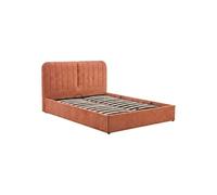 Lit Coffre Adulte Créateur d'intérieur 160x200cm Terracotta Polyester