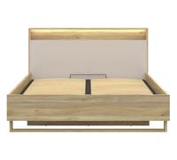 Lit coffre avec rangement, lit double 2 places 160x200 cm - PEGANE - | Longueur 218 x Hauteur 100 cm