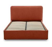 Bestmobilier Goyave - lit Coffre - 140x190 - en Tissu - sommier Inclus