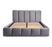 BESTMOBILIER Torreon 160x200 - Gris foncé