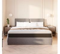 Lit Coffre Emma Original 140x190 - Gris clair - Tête de lit en option - Jusqu'à 796L de capacité de stockage - Livraison et retour gratuits