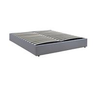 Lit coffre Nola 180 x 200 cm gris