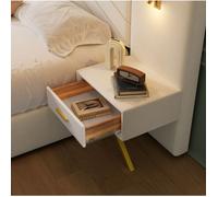 Lit coffre relevable king size 266 x 205 x 117 cm en velours beige blanc avec 2 chevets, 2 lampes LED et lattes