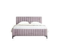 Lit coffre tissu velours 140x200cm Rose