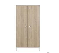 Galipette Ensemble bébé Marcel – Lit combiné 70x140, commode 3 tiroirs, armoire 2 portes – Marron