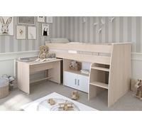 Ensemble de chambre d'adolescent Parisot Charly, 2 pièces, avec lit et bureau