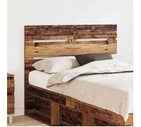 Lit complet - meuble et sommier et matelas Vidaxl Tête de lit Bois ancien 120 cm Bois d'ingénierie