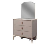 Lit complet pour enfants Lit d'enfant Beige Bois Set 5pcs Moderne