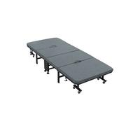 Lit d'appoint 90x200 cm, Lit Simple Pliable, avec Matelas/Rembourrage, Lit de