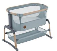 Lit d'appoint en filet pour bébés de 0 à 6 mois et jusqu'à 9 kg - Assise rabattable en 4 positions avec 5 niveaux de hauteur et 4 positions d'inclinaison - Facile à transporter - Un endroit confortabl