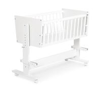 Lit d'appoint et berceau 5 en 1 ZOYA de Klups | Lit bébé sur roulettes | Bois de pin blanc | Multifonctionnel : lit d'appoint, berceau, lit d'enfant, canapé, coffre à jouets