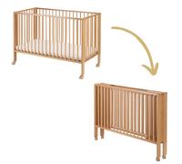 Lit d'appoint pliable Jori Natural (120 x 60 cm)