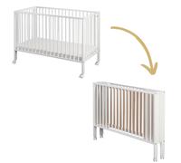 tiSsi Lit pliant pour enfant Blanc