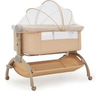 Lit d'appoint pour bébé - Berceau et lit de voyage 3-en-1 - Moustiquaire amovible - Lit d'appoint - 0 à 12 mois - Capacité de charge > 20 kg - Kaki