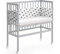 Lit d'appoint Vitalispa Sophie Gris 94x42.5cm 1 rail latéral, Model 32590