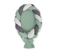 Lit de bébé tressé 2 en 1 szałwia gris anthracite