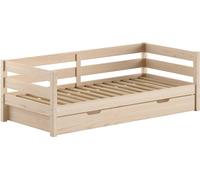 Lit de cabine Maggie - avec coffre de lit - 90 x 200 - pin massif - pin laiteux
