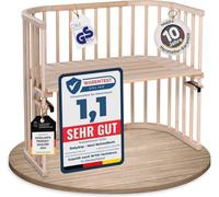Lit de côté Maxi pour bébé et tout-petit - Extra grand, naturel et sûr