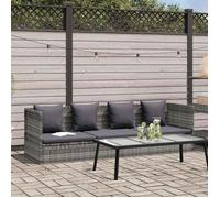 Lit de jardin - Pour terrasse - desigbn-classique, Gris 200x60cm - Usage Intérieur/jardin - VIDAXL - design-classique, Résine