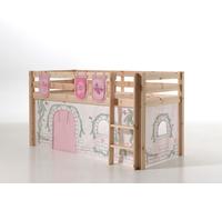 Lit de jeu Pino avec set textile rideau et 3 sacs "Birdy