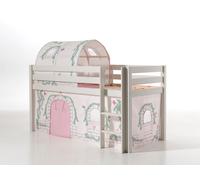 Lit de jeu Pino avec set textile rideau et tunnel "Birdy
