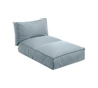 Blomus Bett Stay S, lit de camping pour l'extérieur, fibre synthétique, couleur océan, 80 x 190 cm, référence 62094