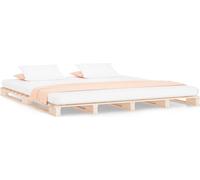 Lit de palette 140x200 cm bois de pin massif