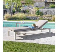 Lit de piscine ÉVASION Argile Aluminium traité époxy, Texaline, Oléfine Hespéride