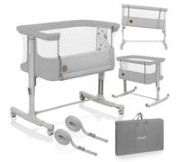 Lit de voyage bébé AURORA 3 en 1 : lit d'appoint, berceau, lit bébé...